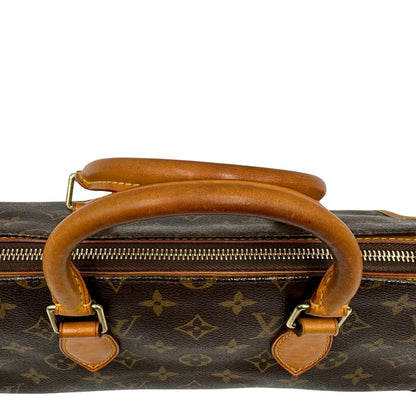 manici Borsa LV in canvas monogram e finiture in vacchetta naturale, di lusso, originale, ottime condizioni. 