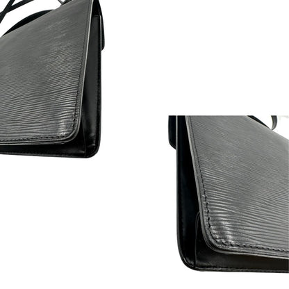 angoli  Borsa LV in pelle epi nera con hardware dorato; puoi portarla a mano, a spalla o a tracolla, di lusso, originale, ottime condizioni. 