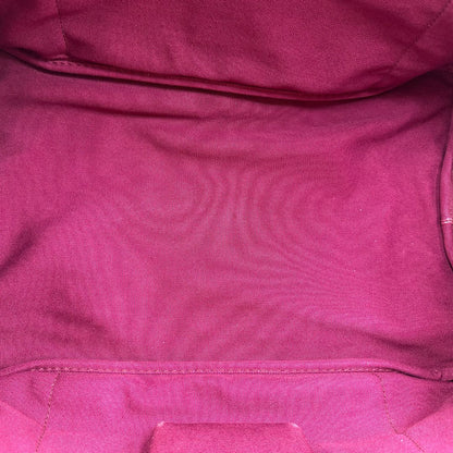 interno Borsa Prada in canapa multicolore; munita di doppi manici, da portare a mano 