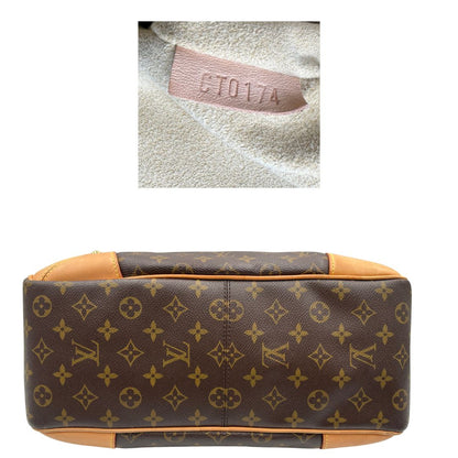 base  Borsa LV in canvas monogram e finiture in vacchetta naturale, di lusso, originale, ottime condizioni. 