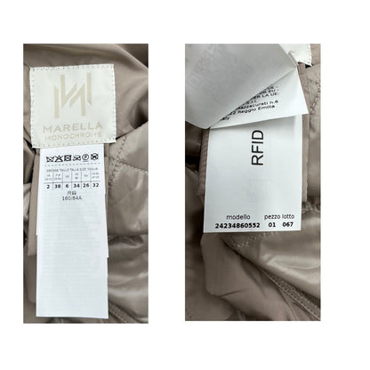 Piumino reversibile Marella beige