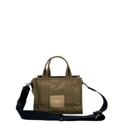 retro Borsa Marc Jacobs in tessuto verde nella versione small, di lusso, originale, eccellenti condizioni. 