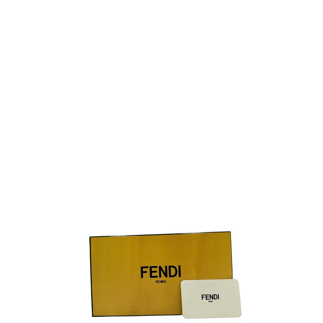  Baguette Fendi Monster in pelle color turchese 