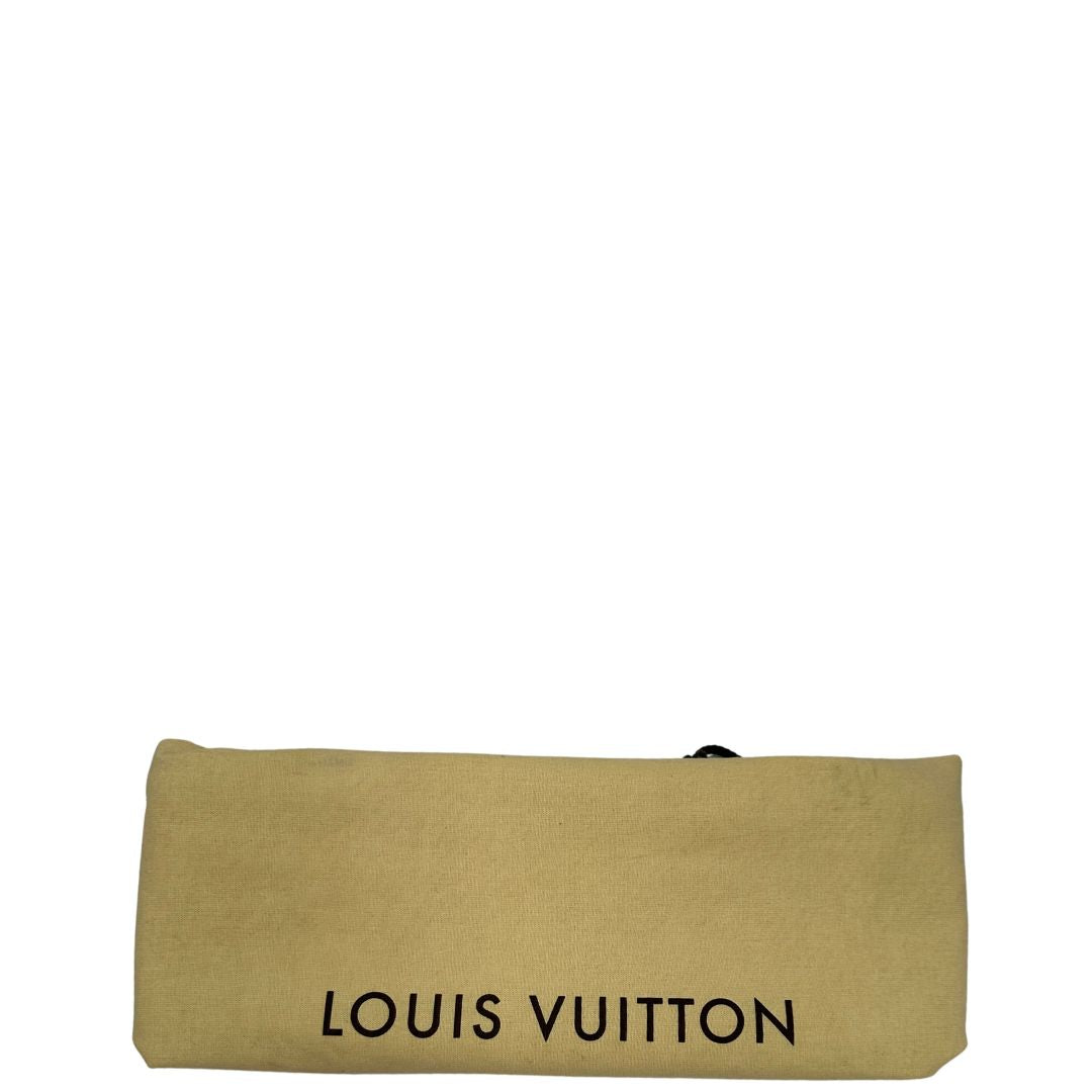 dustbag  Borsa Louis Vuitton Annie in canvas Monogram Multicolore nera, iconico modello realizzato in collaborazione con Takashi Murakami, di lusso, originale. 