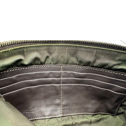 Borsa Gucci realizzata in tessuto beige con motivo GG di lusso, originale, ottime condizioni