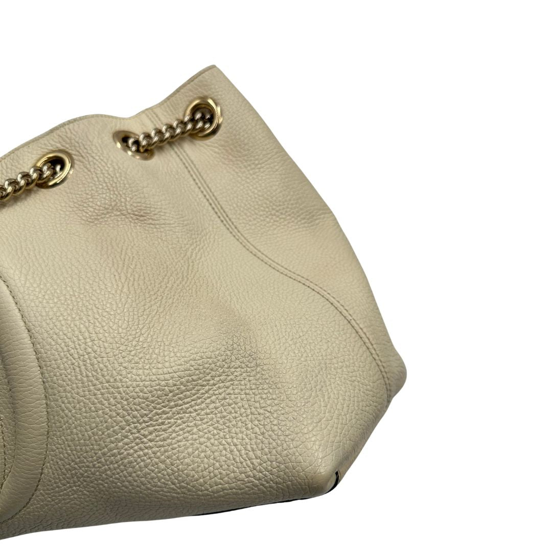 Borsa Gucci Soho avorio
