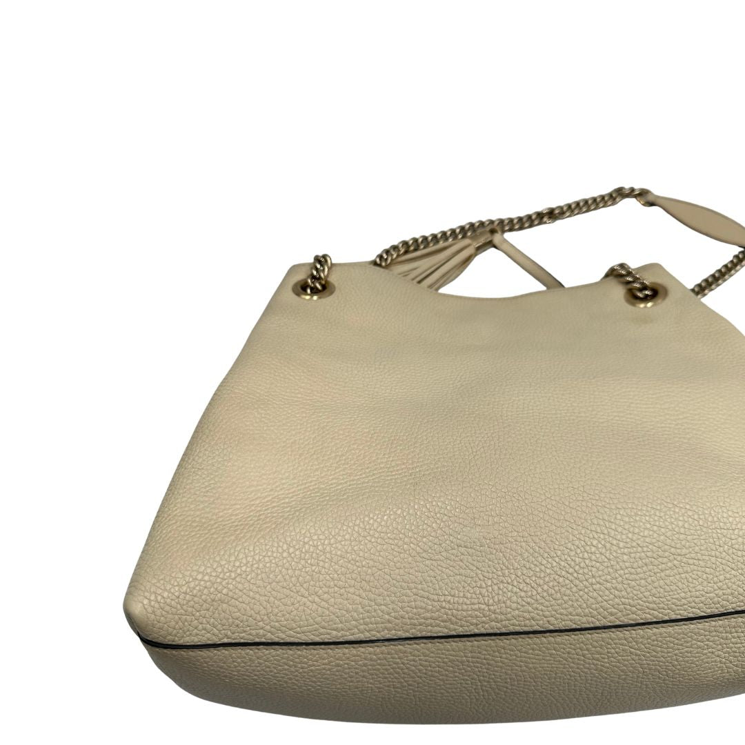 Borsa Gucci Soho avorio