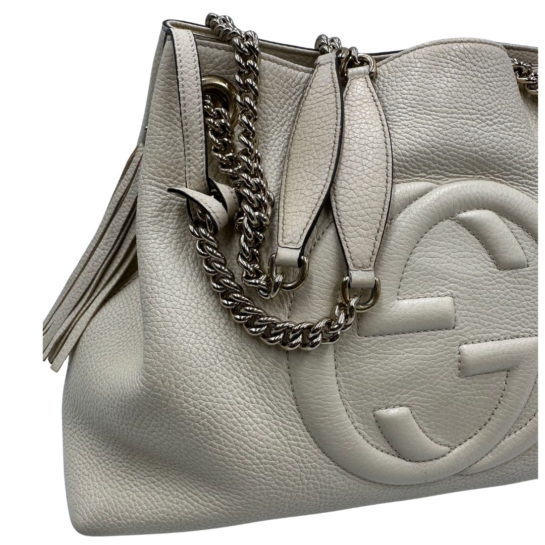 Borsa Gucci Soho avorio