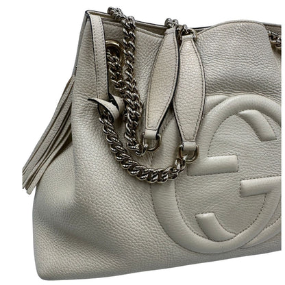 Borsa Gucci Soho avorio
