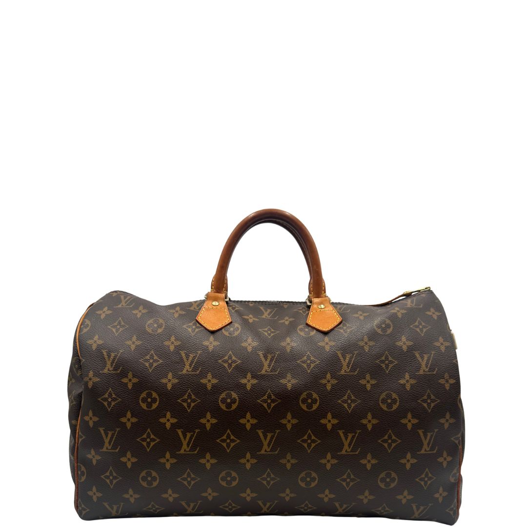 front Speedy Louis Vuitton in canvas marrone monogram nella misura 40, di lusso, originale, ottime condizioni, usato.