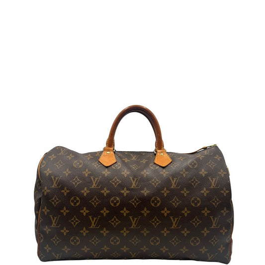 front Speedy Louis Vuitton in canvas marrone monogram nella misura 40, di lusso, originale, ottime condizioni, usato.