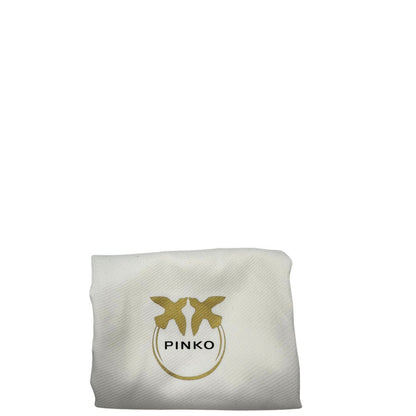dustbag pinko nella versione media in morbida nappa nera trapuntata e hardware dorato, indossabile a tracolla o a spalla. Originale, usata, di lusso, in ottime condizioni.  