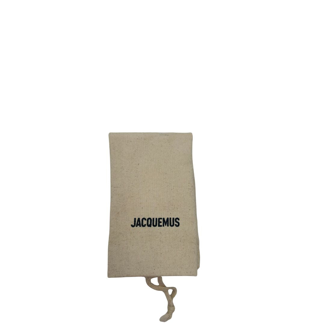 Borsa Jacquemus Le Chiquito color bianco gesso nella versione Long. , di lusso, originale, ottime condizioni.