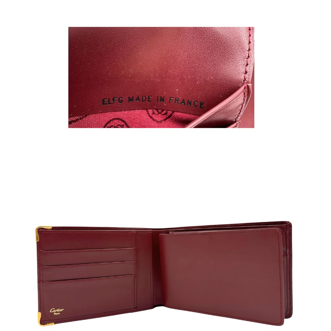 Portafoglio Cartier bordeaux