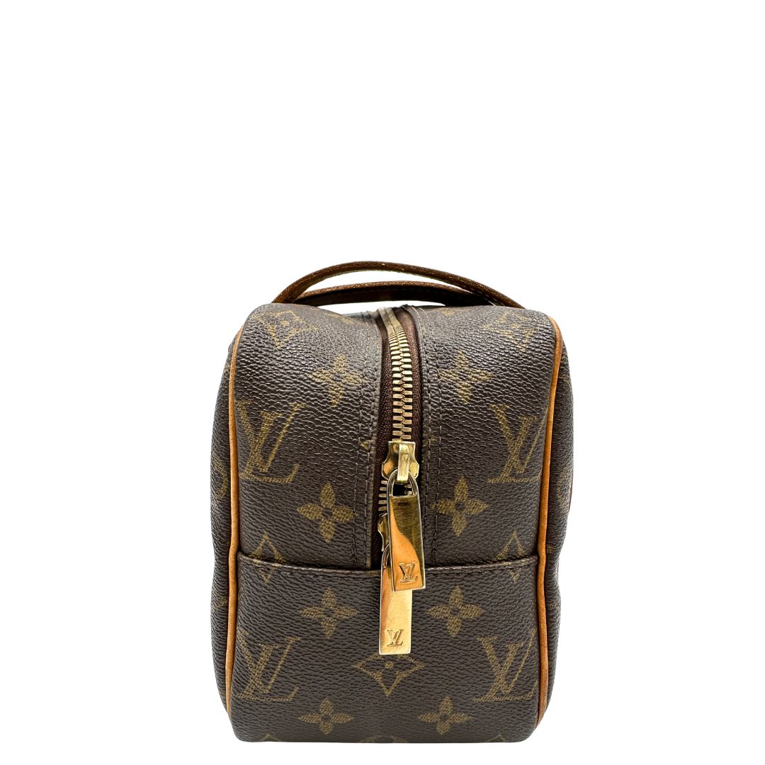 Chiusura, Louis Vuitton Cite in canvas monogram marrone e hardware dorato; Indossabile a spalla. Originale, usata, di lusso, in ottime condizioni.