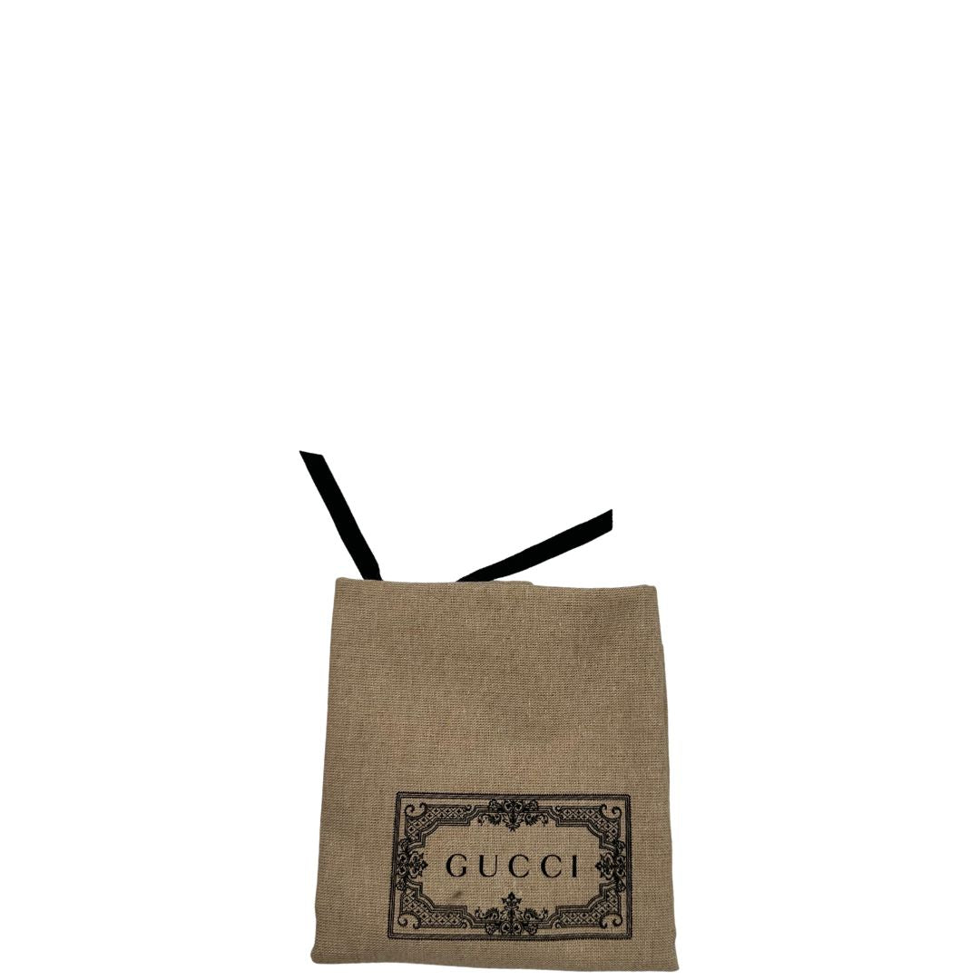 dustbag Borsa Gucci in tessuto GG marrone con finiture in pelle tono su tono, di lusso, originale, ottime condizioni 