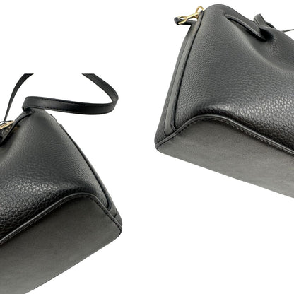 angoli Tote Carson M.K. in pelle nera e hardware dorato, di lusso, originale, ottime condizioni, usata. 