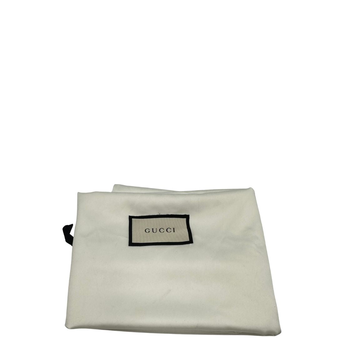 dustbag Borsa Gucci realizzata in tessuto GG e finiture in pelle color testa di moro, di lusso, originale, ottime condizioni, usata. 