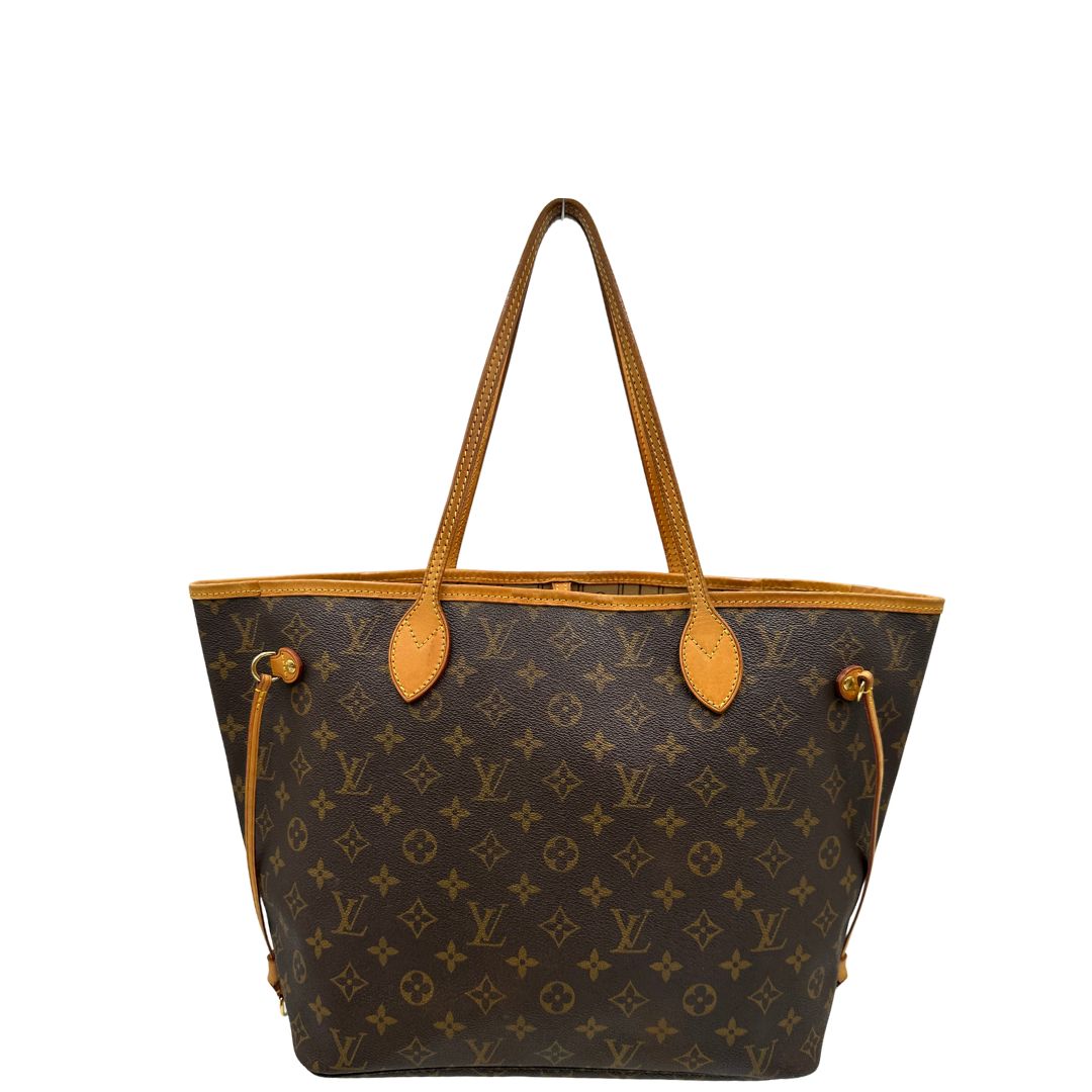 front Louis Vuitton Neverfull nella versione MM in canvas monogram, di lusso, originale, ottime condizioni. 