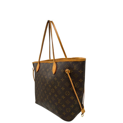 lato Louis Vuitton Neverfull nella versione MM in canvas monogram, di lusso, originale, ottime condizioni. 