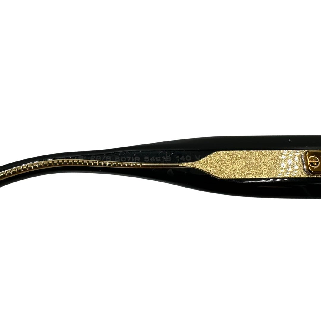Occhiali da sole Marc Jacobs in acetato nero, di lusso, originale, ottime condizioni, usata.