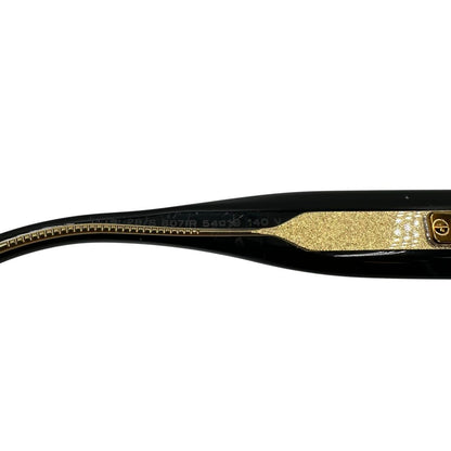 Occhiali da sole Marc Jacobs in acetato nero, di lusso, originale, ottime condizioni, usata.
