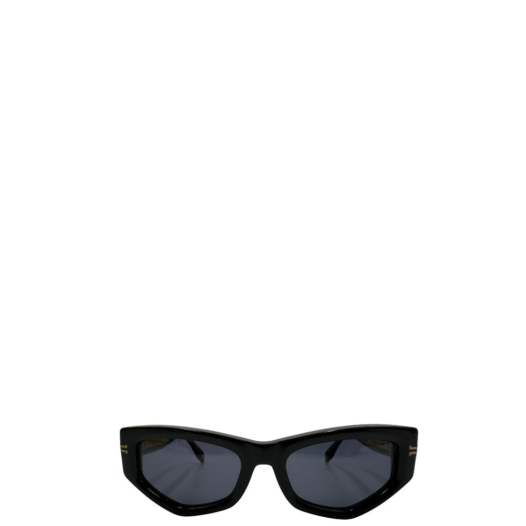 Occhiali da sole Marc Jacobs in acetato nero, di lusso, originale, ottime condizioni, usata.