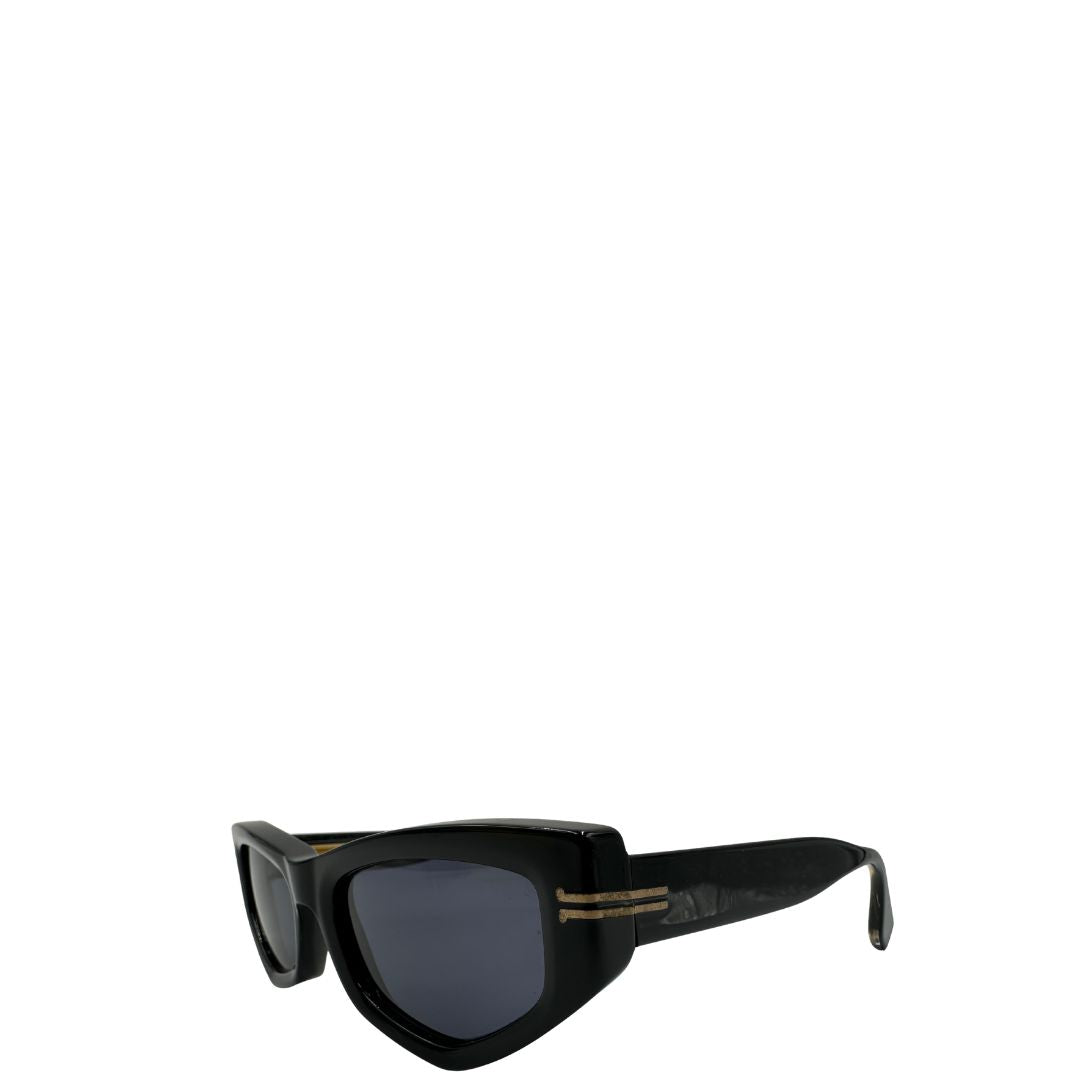 Occhiali da sole Marc Jacobs in acetato nero, di lusso, originale, ottime condizioni, usata.