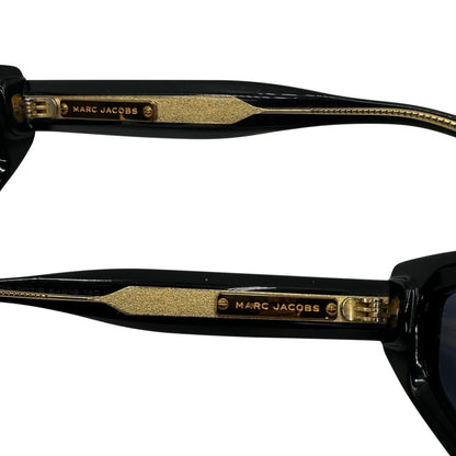 Occhiali da sole Marc Jacobs in acetato nero, di lusso, originale, ottime condizioni, usata.