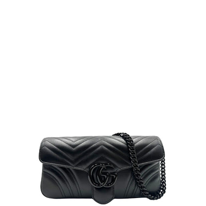 Borsa Gucci Marmont nera misura media