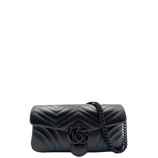 Borsa Gucci Marmont nera misura media