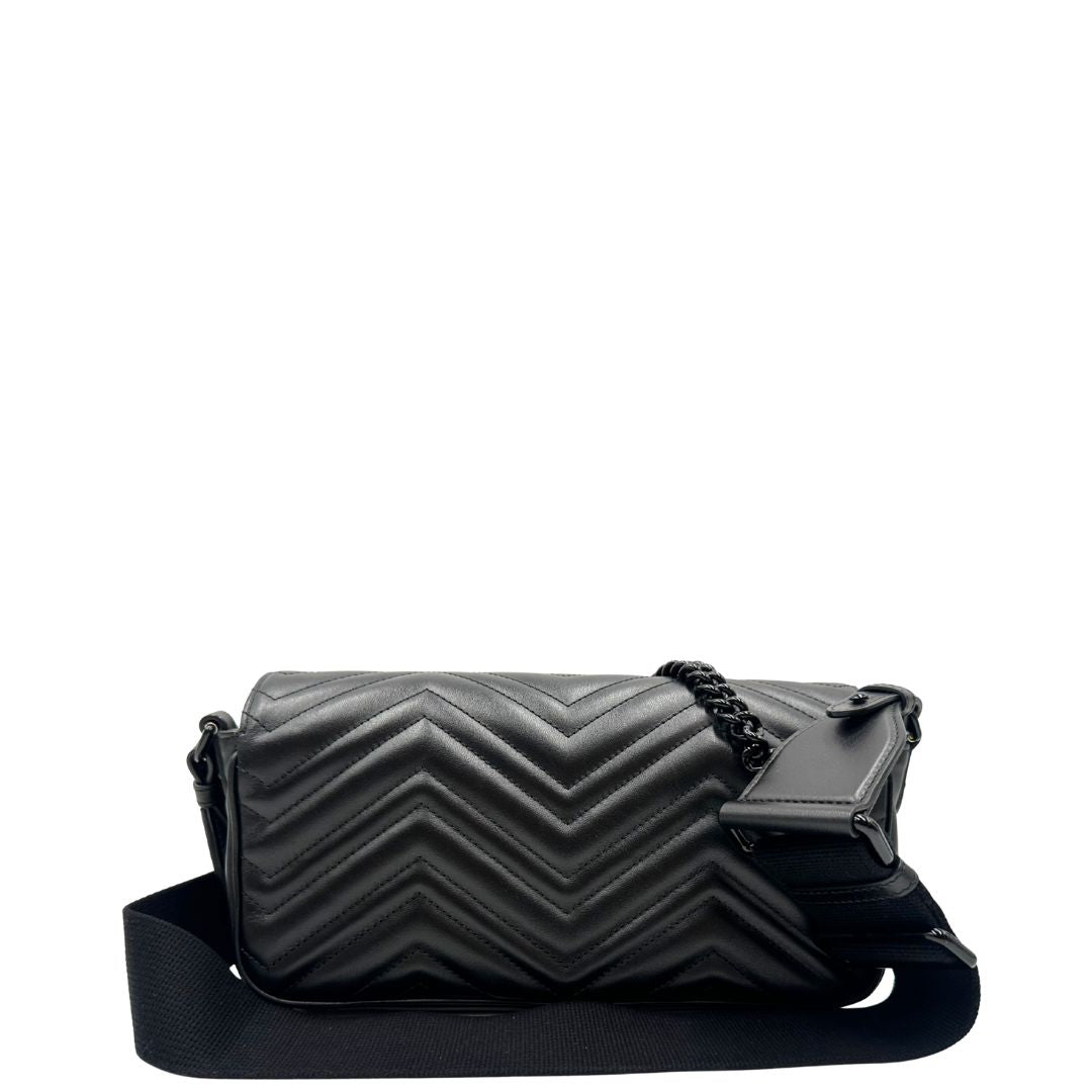 Borsa Gucci Marmont nera misura media