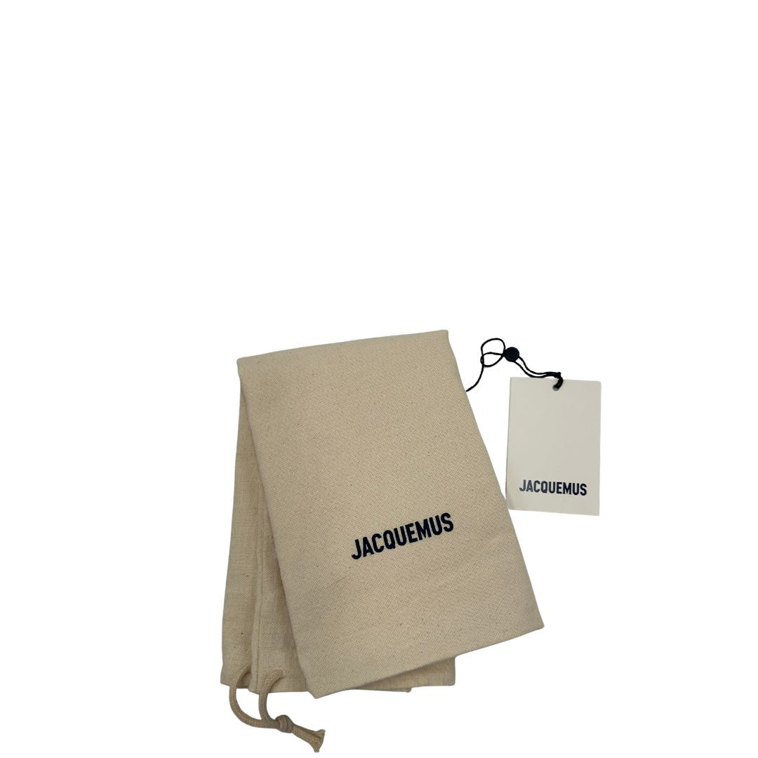 dustbag  Borsa Jacquemus nella versione Le Grand Bambino in pelle nera, di lusso, originale, eccellenti condizioni. 