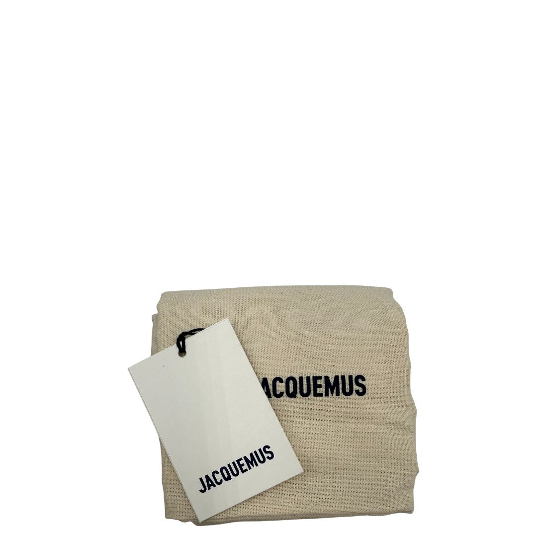 dustbag borsa Jacquemus nella versione Le Grand Bambino in pelle nera, di lusso, originale, eccellenti condizioni, usata