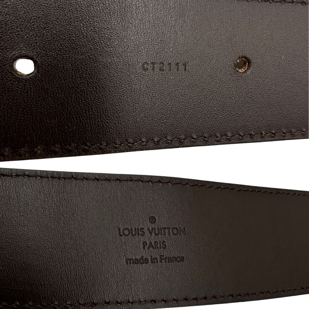 Cintura LV in canvas Damier Ébène, di lusso, originale, ottime condizioni, usata.