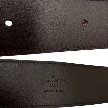 Cintura LV in canvas Damier Ébène, di lusso, originale, ottime condizioni, usata.