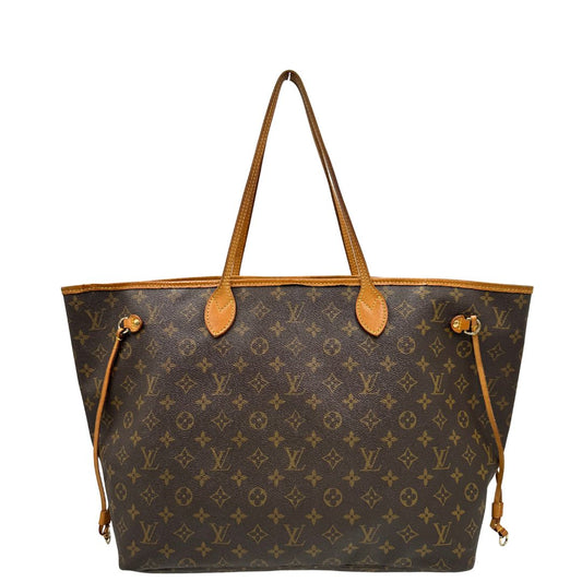 front Louis Vuitton Neverfull nella versione GM in canvas monogram, di lusso, originale, ottime condizioni, usata. 
