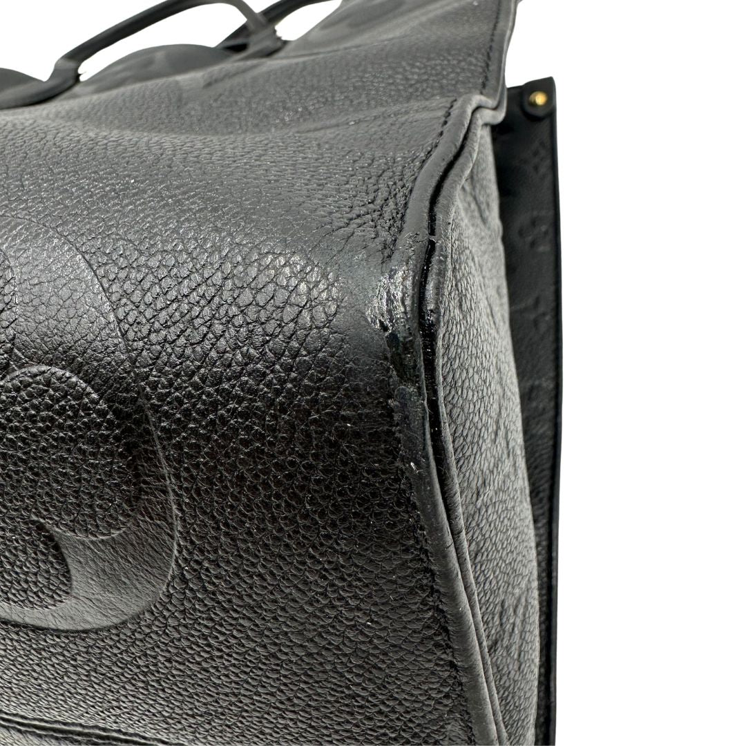 Louis Vuitton OnTheGo nella versione GM in pelle monogram Empreinte, di lusso, originale, ottime condizioni.