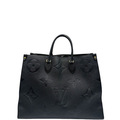 front Louis Vuitton OnTheGo nella versione GM in pelle monogram Empreinte, di lusso, originale, ottime condizioni. 