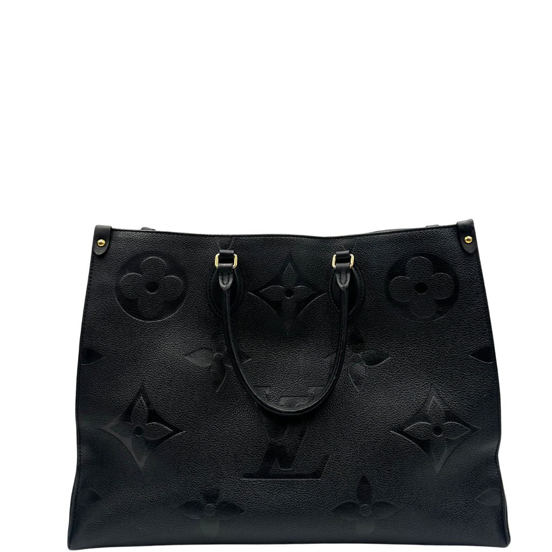 Louis Vuitton OnTheGo nella versione GM in pelle monogram Empreinte, di lusso, originale, ottime condizioni.