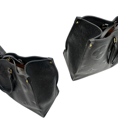 Louis Vuitton OnTheGo nella versione GM in pelle monogram Empreinte, di lusso, originale, ottime condizioni.