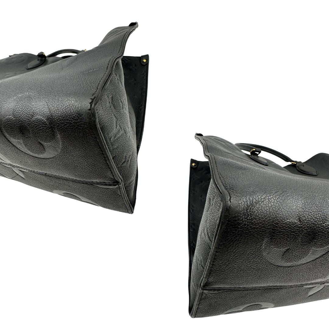 Louis Vuitton OnTheGo nella versione GM in pelle monogram Empreinte, di lusso, originale, ottime condizioni.