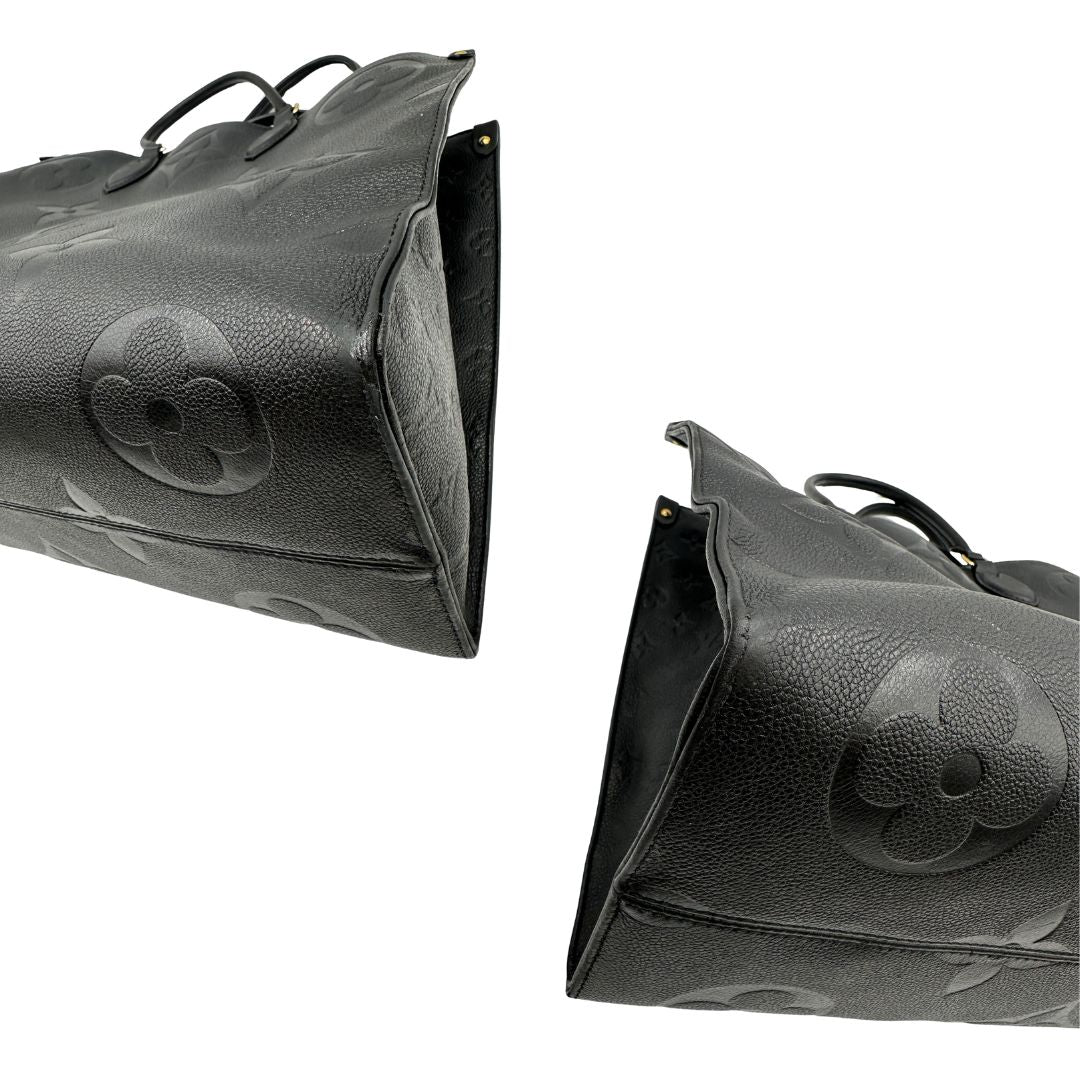 Louis Vuitton OnTheGo nella versione GM in pelle monogram Empreinte, di lusso, originale, ottime condizioni.