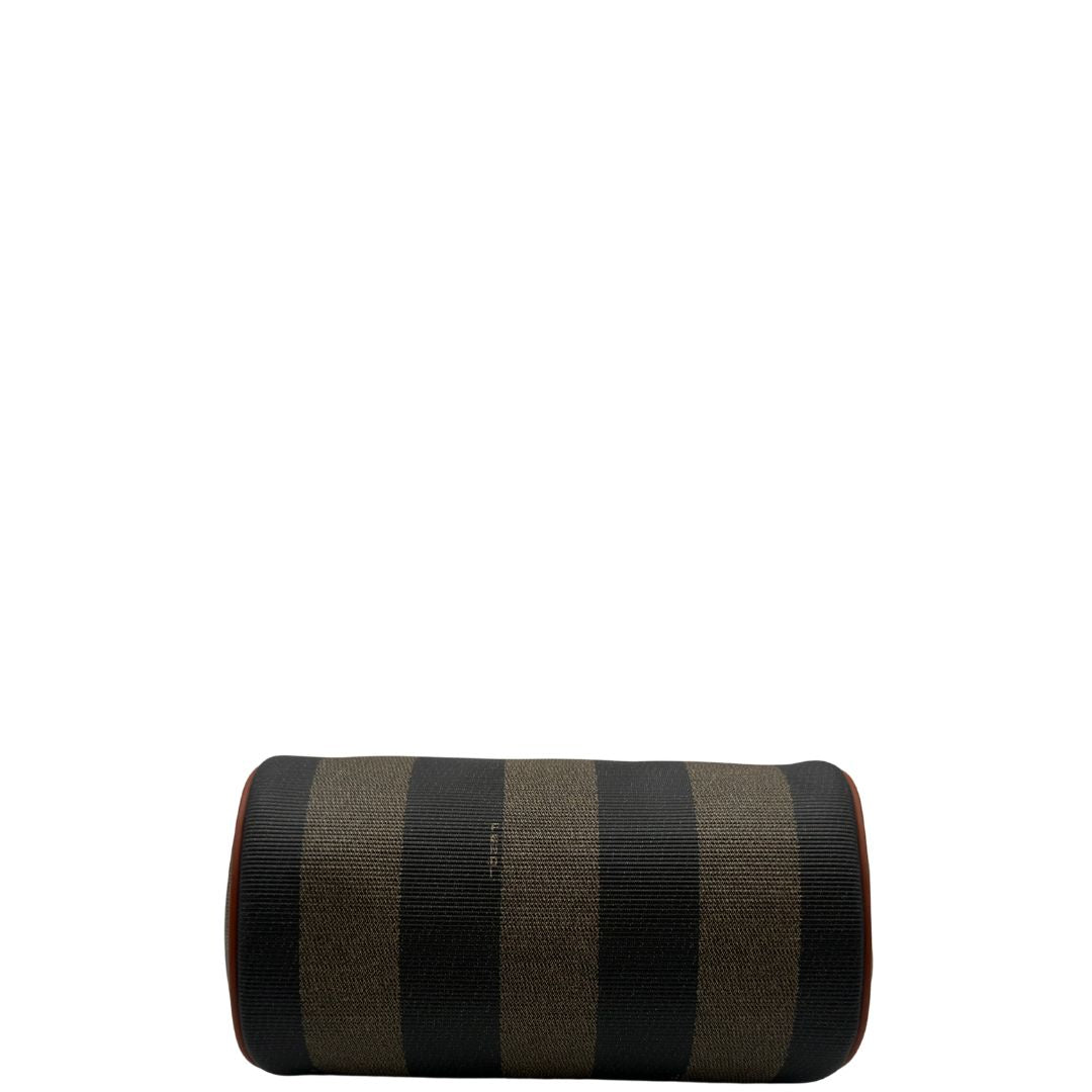  Bauletto Fendi mini trama Pequin, da portare a mano, di lusso, originale, ottime condizioni, usato.