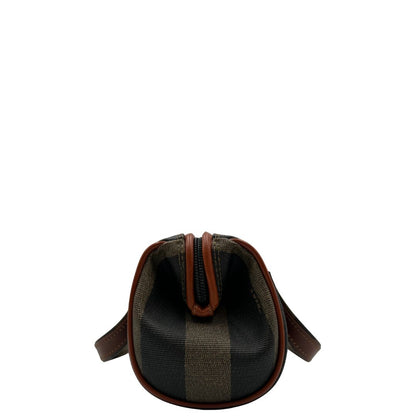  Bauletto Fendi mini trama Pequin, da portare a mano, di lusso, originale, ottime condizioni, usato.