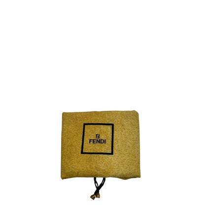  Bauletto Fendi mini trama Pequin, da portare a mano, di lusso, originale, ottime condizioni, usato.