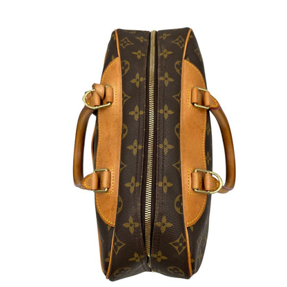 chiusura Borsa LV Deauville in tela monogram e vacchetta naturale, di lusso, originale, ottime condizioni. 
