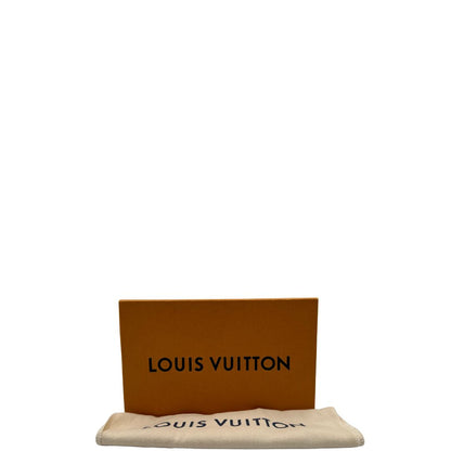  Portafoglio Louis Vuitton Juliette in canvas marrone monogram con finiture in pelle rosso amaranto, di lusso, originale, eccellenti condizioni, usato.