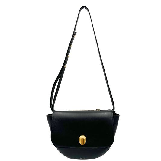 Borsa Wandler billy in pelle nera con hardware dorato. Indossabile a tracolla. Originale, usata, di lusso in ottime condizioni.