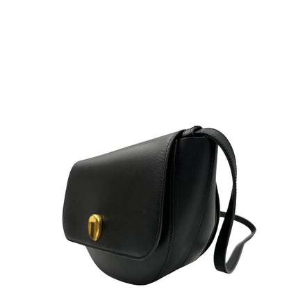 Borsa Wandler billy in pelle nera con hardware dorato. Indossabile a tracolla. Originale, usata, di lusso in ottime condizioni.